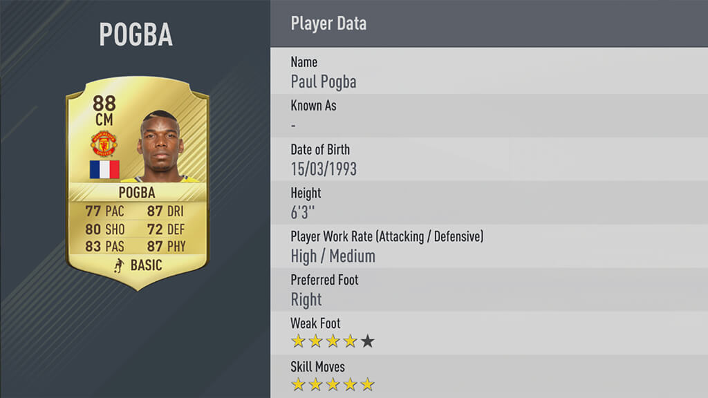 fifa 17 PAUL POGBA